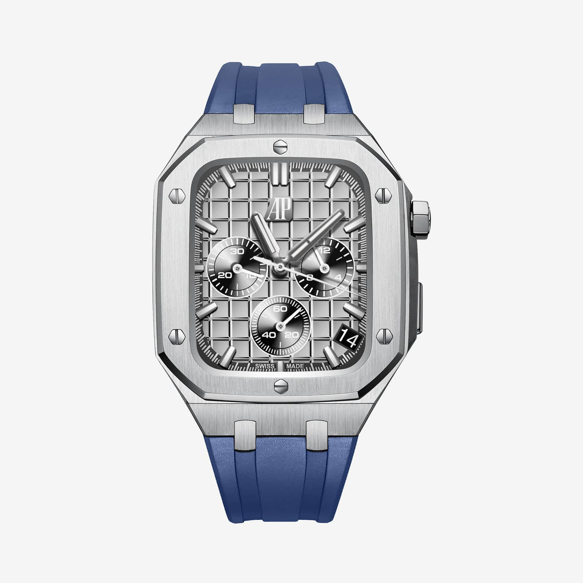 OCTAVE SPORT in Silver / Navy Blue
