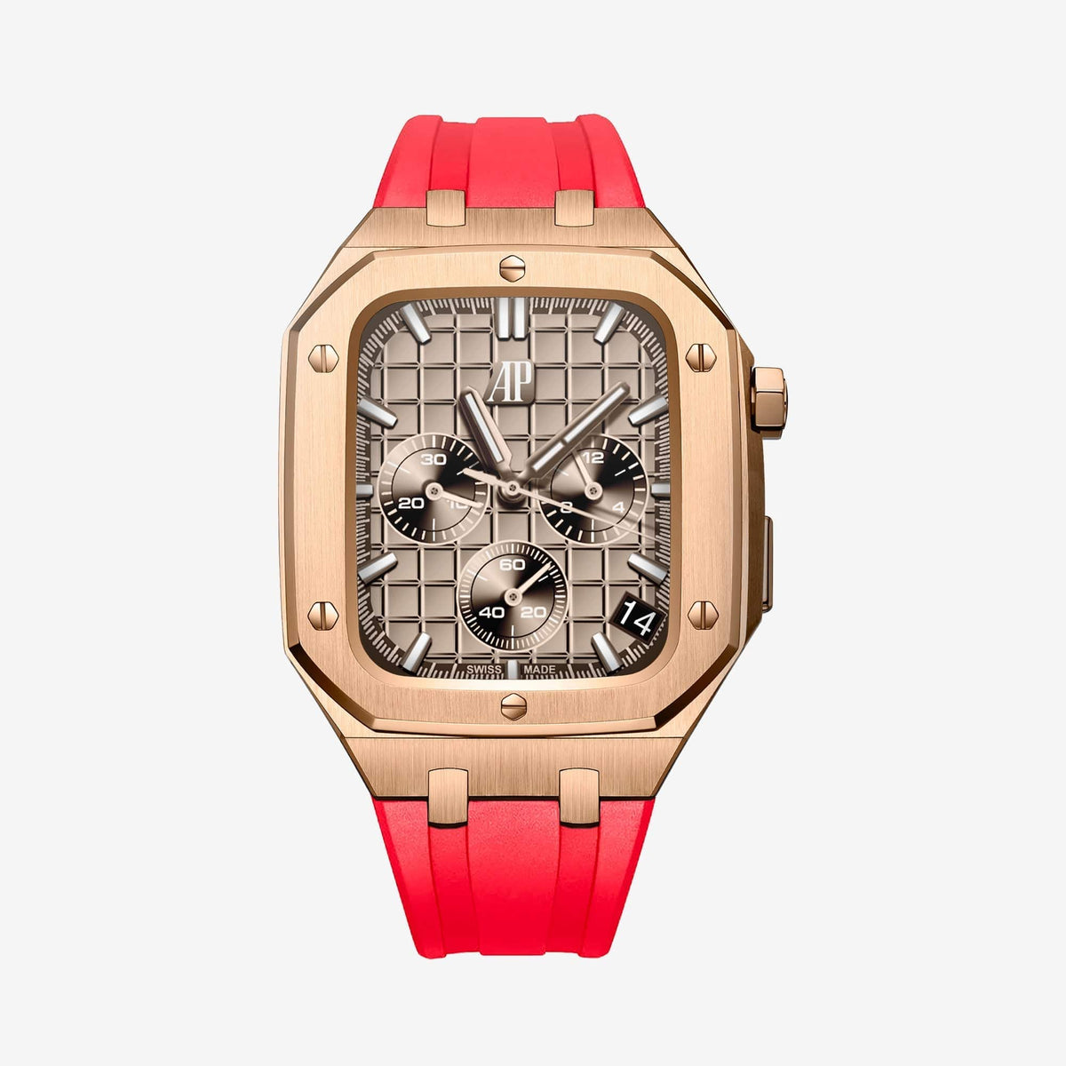 OCTAVE SPORT in Rose Gold / Red