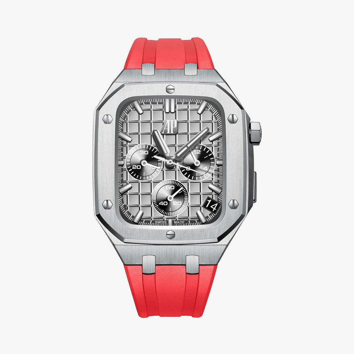 OCTAVE SPORT in Silver / Red