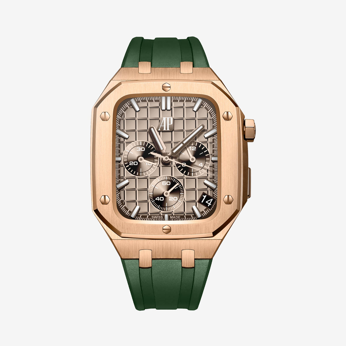 OCTAVE SPORT in Rose Gold / Pine Green