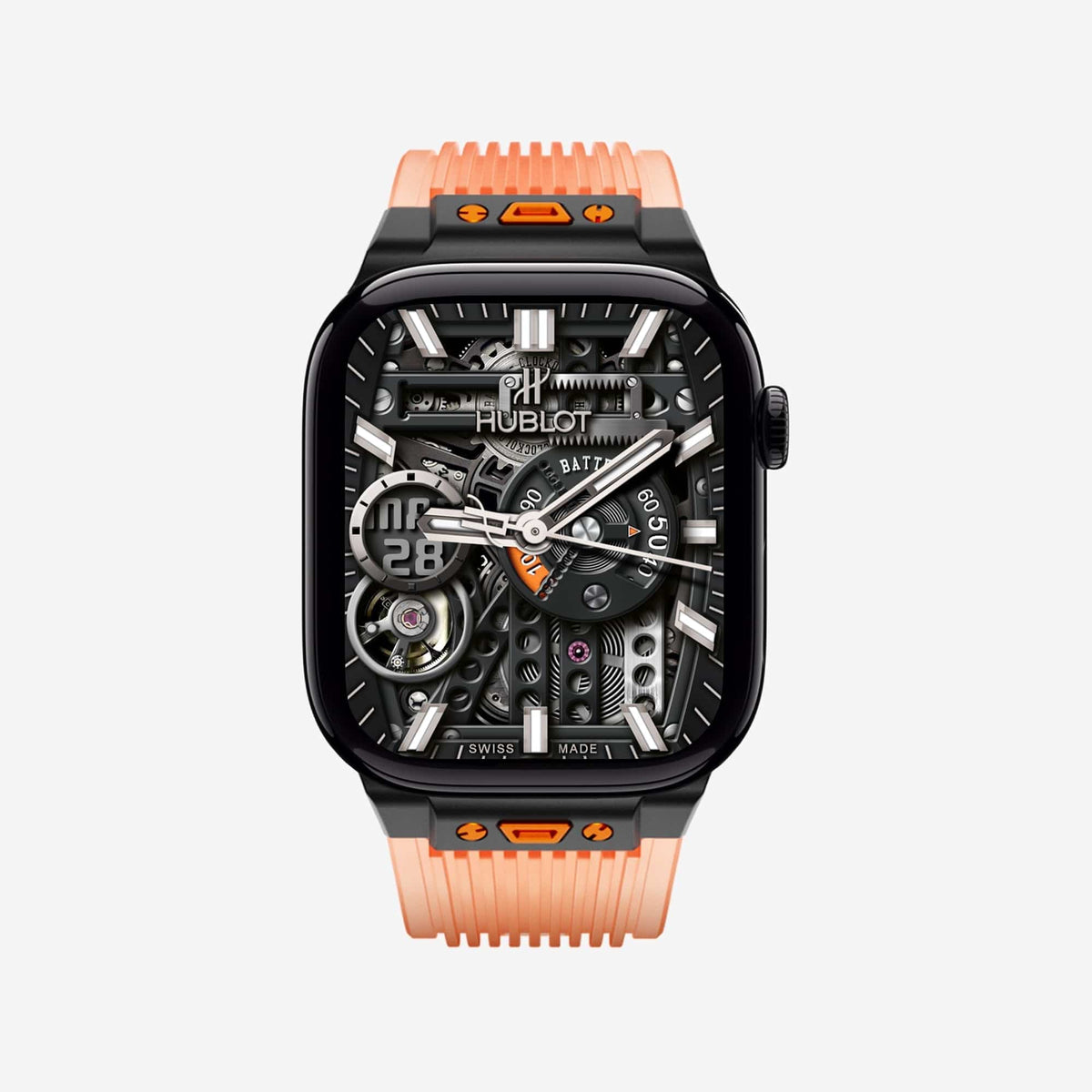 MIRAGE in Black / Magma Orange