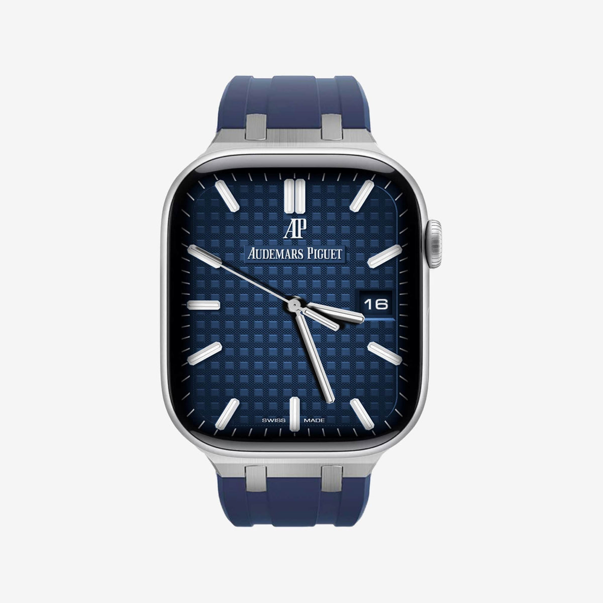 CHÊNE in Silver / Navy Blue